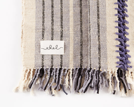 Stripe Block Wool Blanket