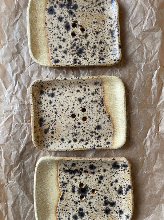 Handmade Ceramic Soap Dish – Sandstone