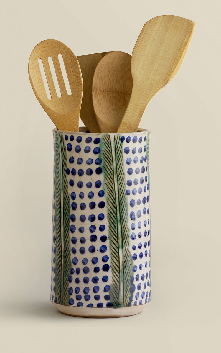 Dotty Vine Utensil Holder