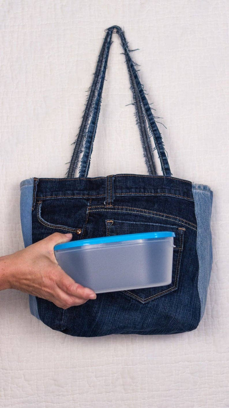 Silk Denim To Go Bag