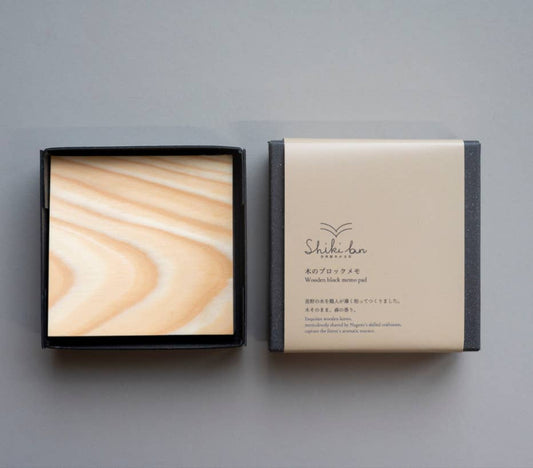 Handcrafted Wood leaf notepad