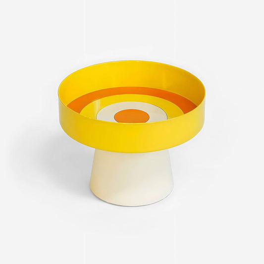Loop Serving Bowl – Yellow & Cream