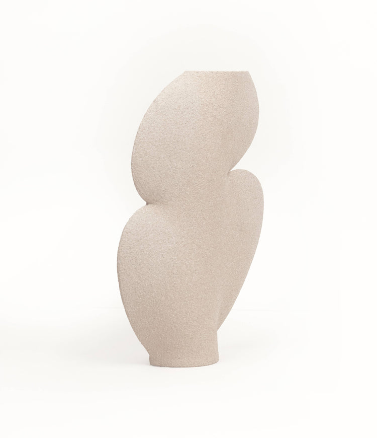 Ceramic Vase 'Ellipse N°1 - White'