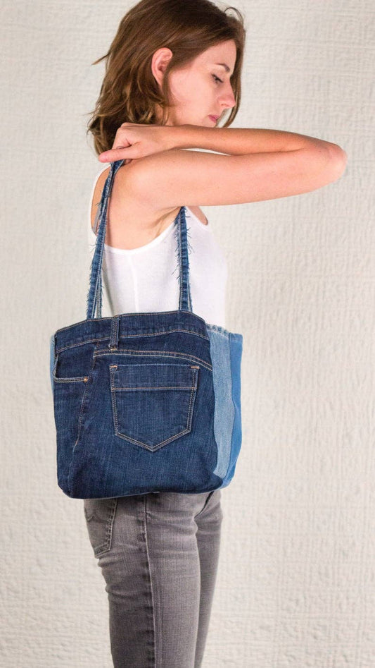 Silk Denim To Go Bag