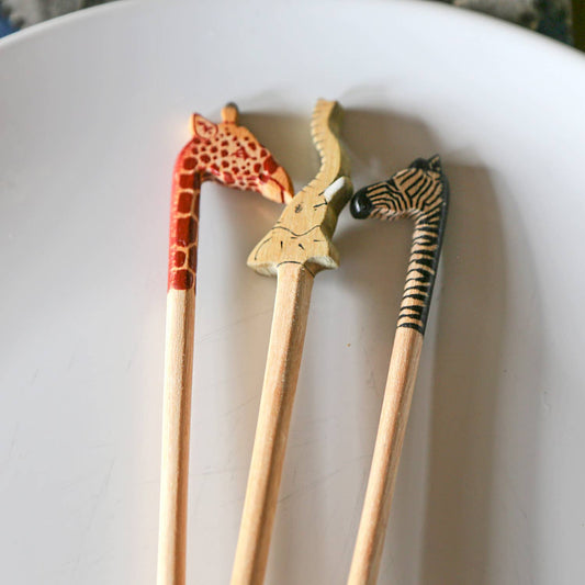 Giraffe Chopstick Pair