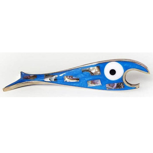 Red Pacific Abalone Table Top Mariner's Fish Bottle Opener