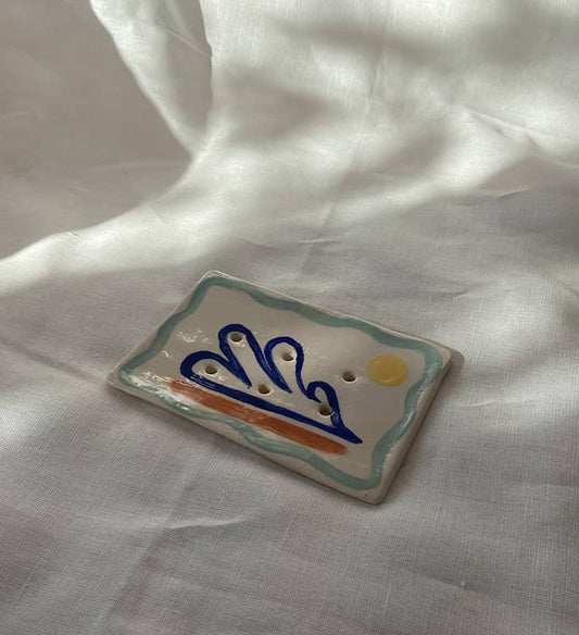 Es Trenc Ceramic Soap Dish