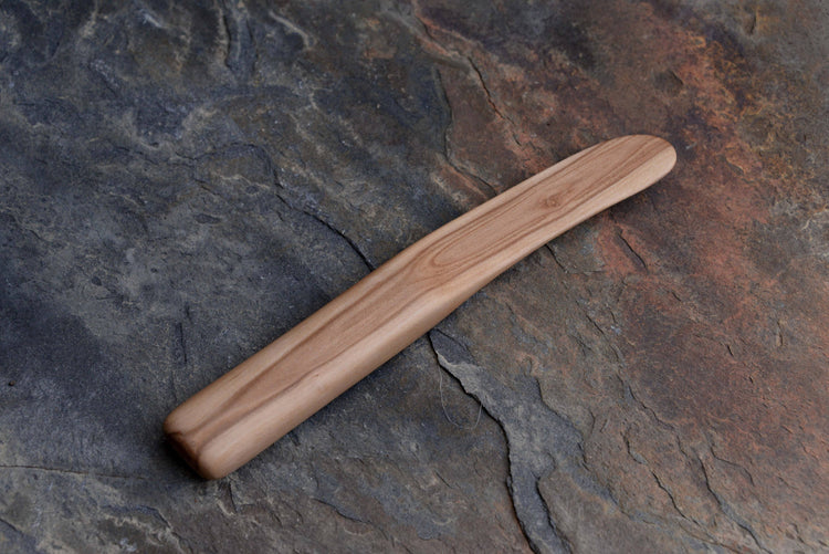 Handcrafted wood butter knife