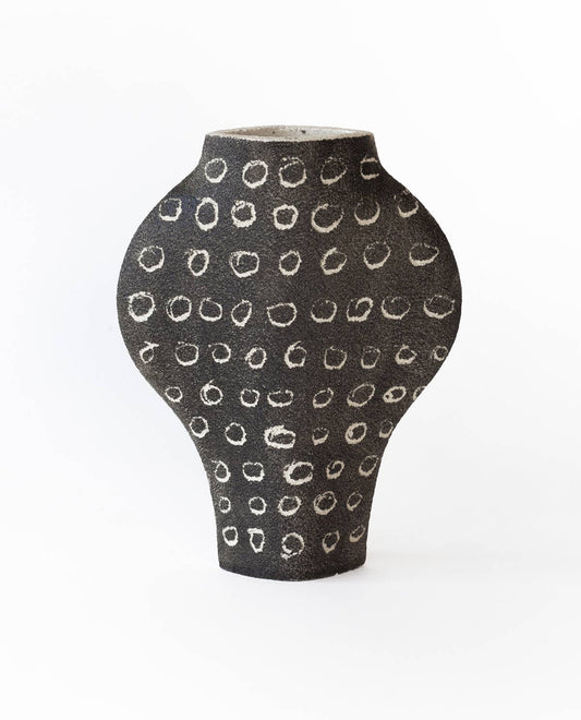 Ceramic Vase ‘Dal - Negative Small Rounds’