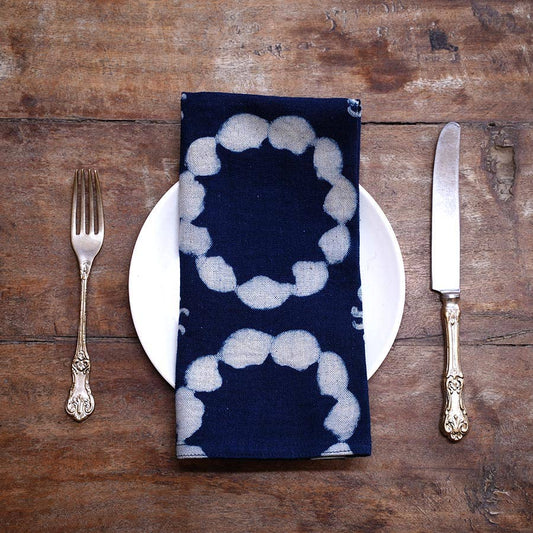 Blockprint Organic Cotton Table Napkins (Set of 4)